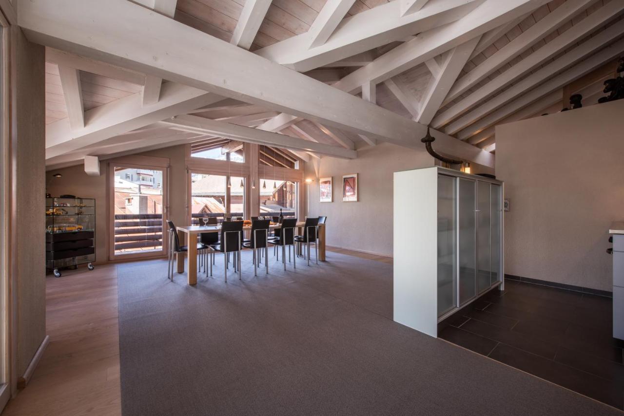 Chalet Schneehoren Penthouse Wengen Exteriör bild