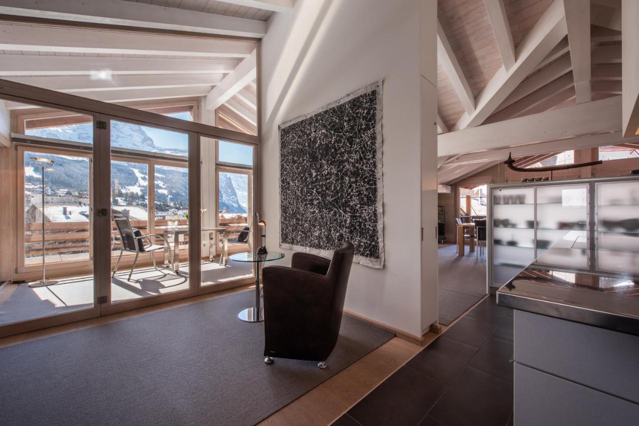Chalet Schneehoren Penthouse Wengen Exteriör bild
