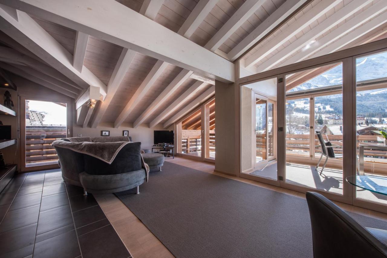 Chalet Schneehoren Penthouse Wengen Exteriör bild