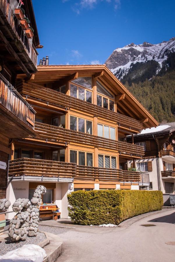 Chalet Schneehoren Penthouse Wengen Exteriör bild